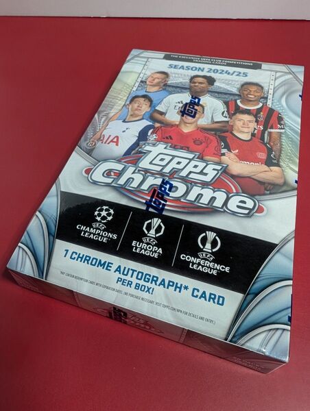 2024−25 Topps Chrome UEFA Club Competitions Soccer Hobby 新品未開封品①