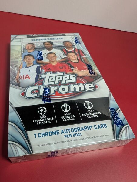 2024−25 Topps Chrome UEFA Club Competitions Soccer Hobby 新品未開封箱②