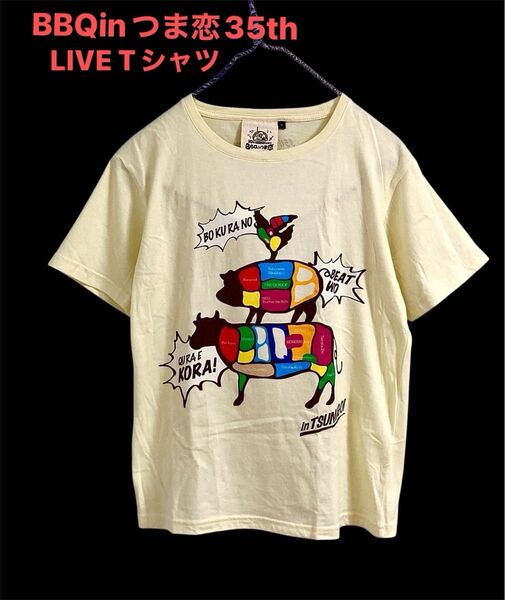 【つま恋/35周年アニバーサリーTシャツ】イベントTシャツ/ライブTシャツ/2013年/BBQinつま恋35th フェス Tシャツ