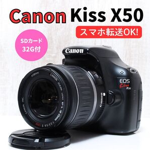 ★スマホ転送セット★すぐ使える★ Canon EOS X50 一眼レフカメラ