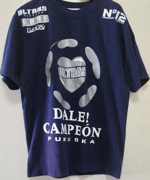 アビスパ福岡 ウルトラズ Tシャツ ネイビー Lサイズ