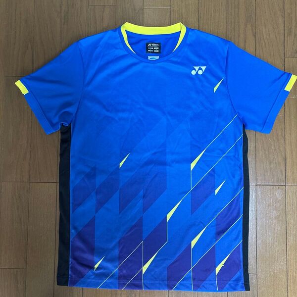 YONEX バドミントン ユニフォーム L ブルー ゲームシャツ