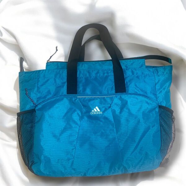 adidas アディダス スポーツバッグ ボストンバッグ 旅行用 ブルー