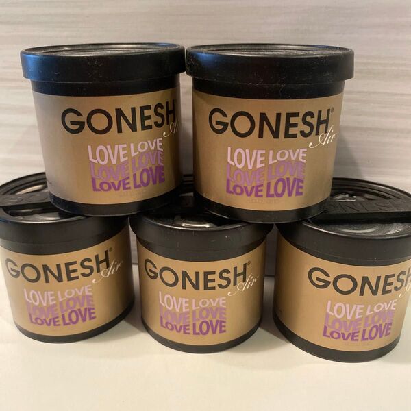 ガーネッシュ ゲルエアフレッシュナー LOVE 100g × 5個