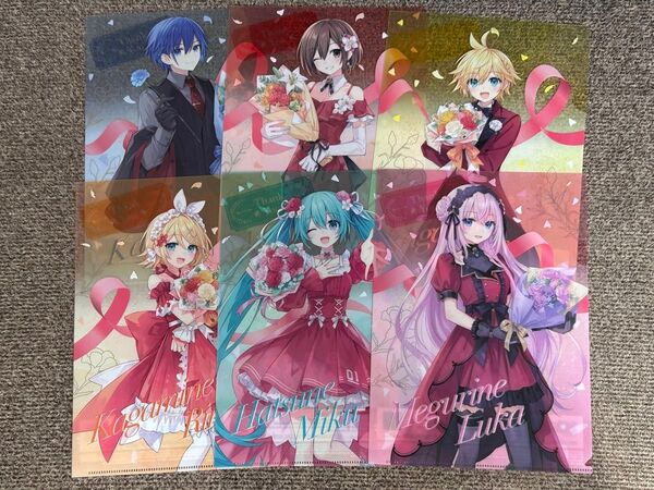 ファミマ 初音ミク A4クリアファイル 全6種