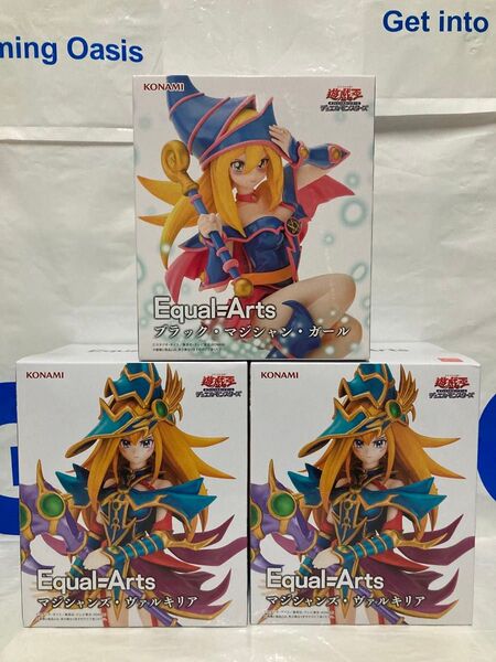 遊戯王 フィギュア ブラック・マジシャン・ガール マジシャンズ・ヴァルキリア 3体セット
