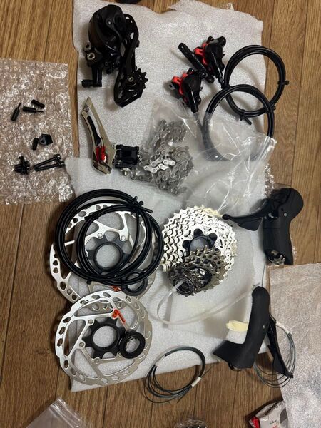 シマノ 105 R7120 油圧ディスクブレーキ12速コンポ セット新車外し