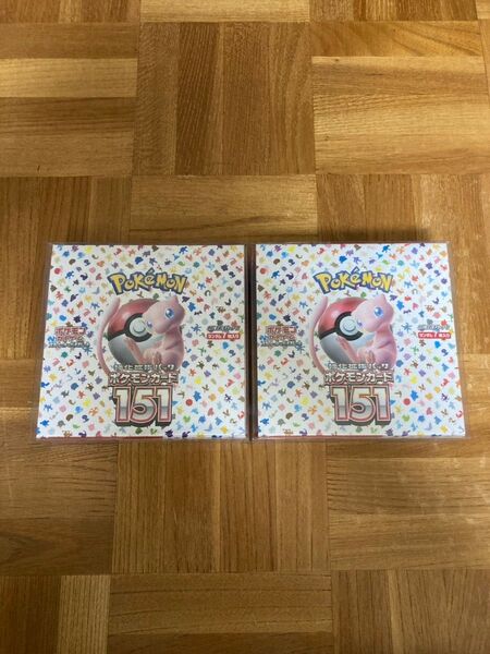 ポケモンカード151 シュリンク付き 2ボックス