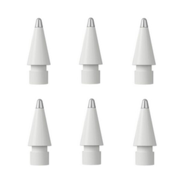 6個 Apple pencil ペン先 メタルタイプ 替芯 第1世代 第2世代 Apple ペン先 pencil 替え芯