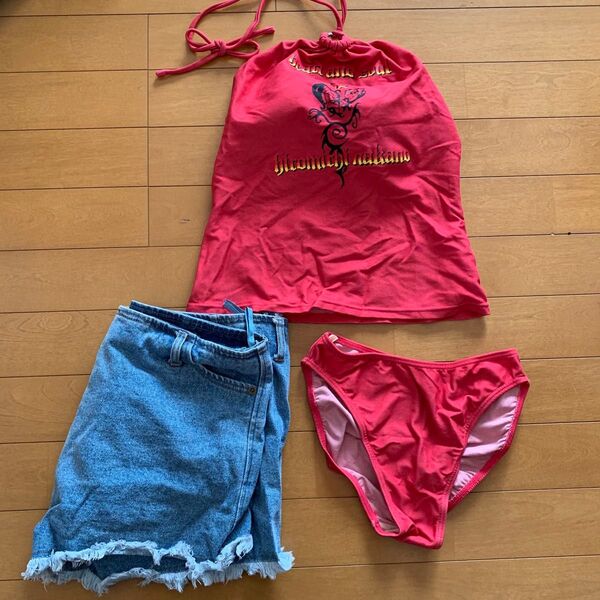 セパレート 水着 ショートパンツ セット レディース M
