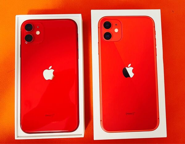 (美品) iPhone11 128GB バッテリー 85% SIMフリー レッド
