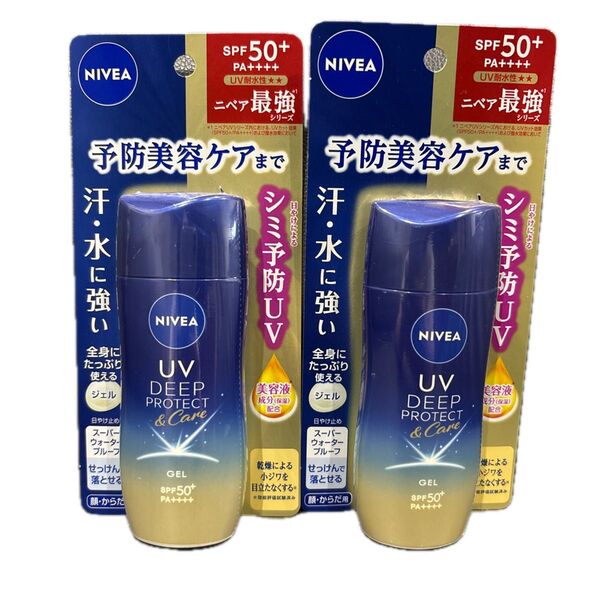 ニベアUV ディープ プロテクト&ケア ジェル SPF50+PA++++ 80g 日焼け止めジェル