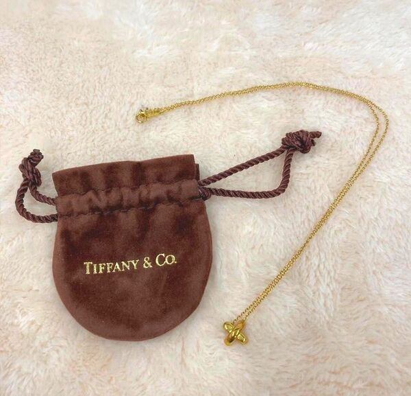 Tiffany & Co. クロスステッチ ネックレス 750 K18