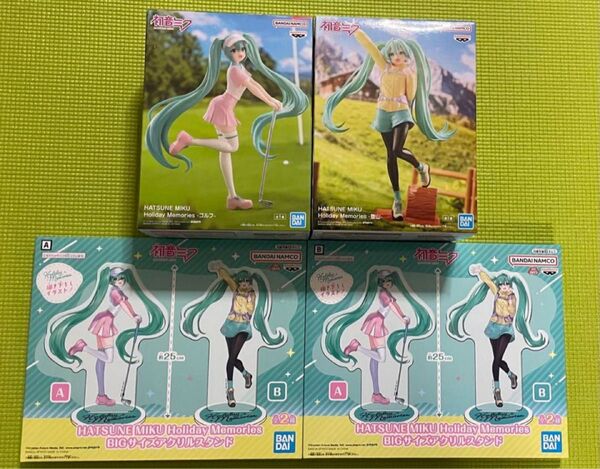 初音ミク フィギュア アクリルスタンド まとめ売り 4点