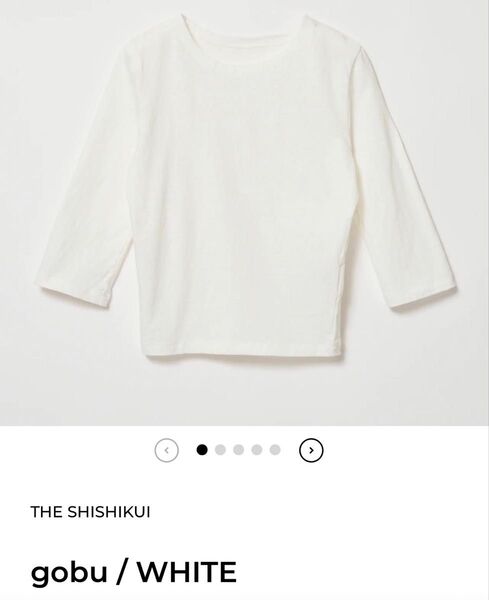 SHISHIKUI シシクイ gobu WHITE Tシャツ トップス カットソー