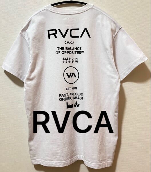 RVCA ルーカ 両面ブランドロゴ ヘビーウェイトTシャツ 状態良好
