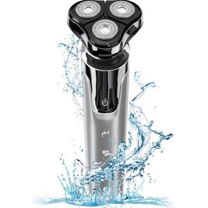 電気シェーバー 髭剃り Type-C急速充電 防水 シルバー 電動シェーバー 電気シェーバー 髭剃り