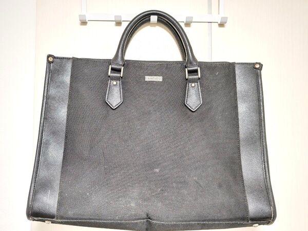 【7-10日以内の発送】【中古品】COMME CA ISM(コムサイズム)ビジネス用オフィスバッグ【色】黒【SIZE】18インチ(