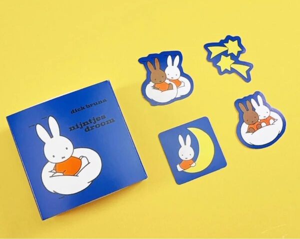 ミッフィースタイル限定ノベルティ フレークステッカー 絵本シール新品