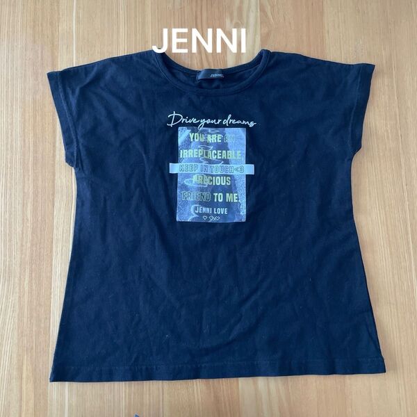 T ジェニィ JENNI 半袖 Tシャツ ブラック UV 防蚊 抗菌防臭 130cm