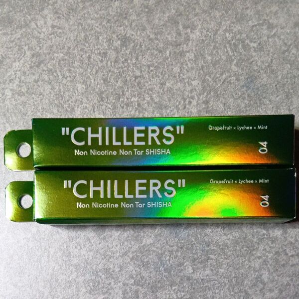 CHILLERS ノンニコチンノンタールシーシャ グレープフルーツ×ライチ×ミント 2個