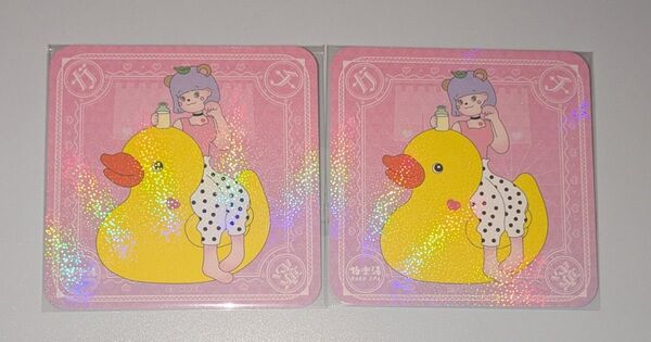 ぽこピー 極楽湯 RAKUSPA コラボ ガチ恋ぽんぽこ コースター