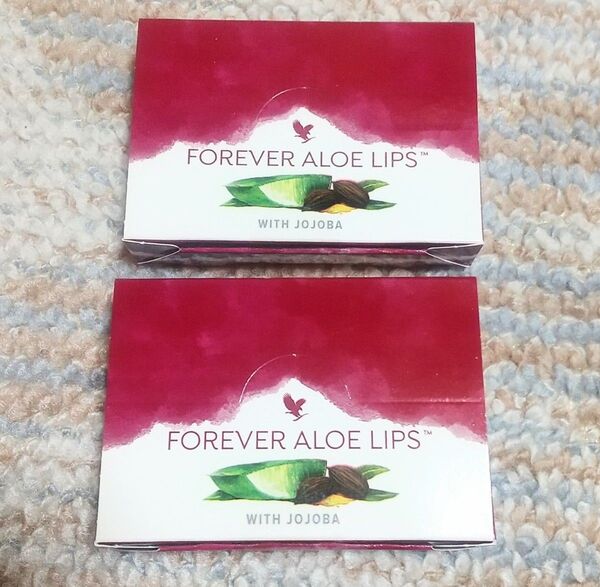 新品!フォーエバー リップクリーム(リップケア化粧品)6本入り 2箱 アロエ flp forever lip