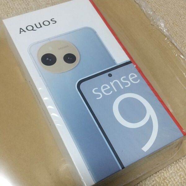 新品!AQUOS sense9 SH-M29 メモリー8GB ストレージ 256GB ブルー 未開封 SIMフリー SHARP