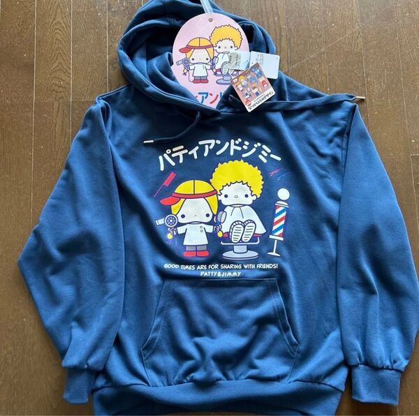 パティアンドジミー パーカー Mサイズ ネイビー 新品未使用