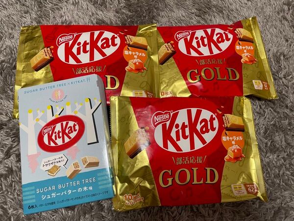 キットカット KitKat ゴールド塩キャラメル キットカット シュガーバターの木