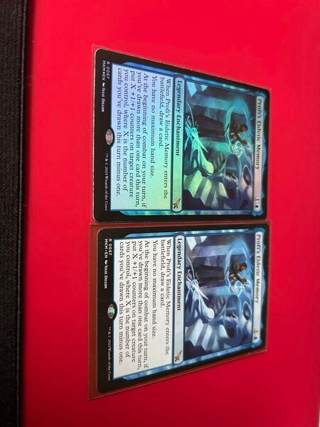 プロフトの映像記憶 二枚セット 一枚 foil MTG マジック 英語