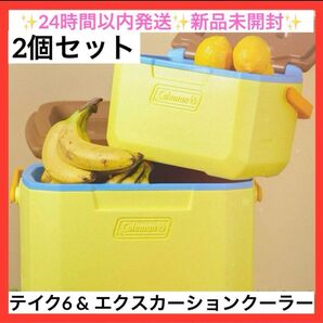 2個セット 別注 テイク6 エクスカーションクーラー 16QT 新品未開封 イエローcoleman beams yellow ビー