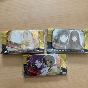 坂本デイズ メタリック缶バッジ 3個セット タイトー