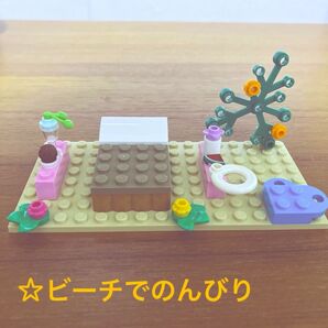 レゴ パーツ LEGO 小物パーツ すいか ビーチ デート 仲良し ハート さくらんぼ 花 ジュース