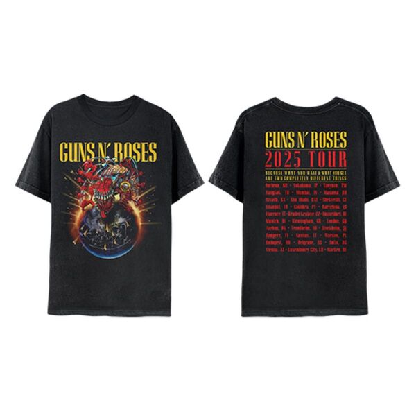 完売 XXL 横浜 GUNS N' ROSES 2025 Admat Tシャツ ガンズアンドローゼズ