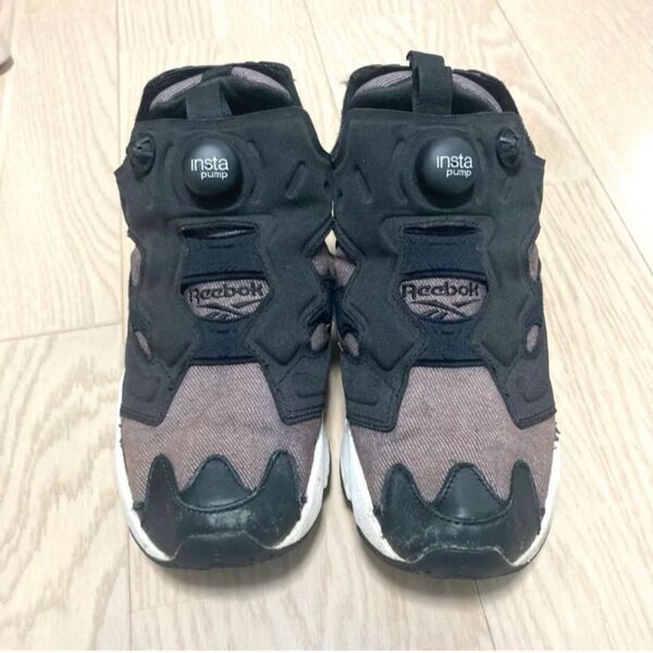 Reebok リーボック インスタポンプフューリー ブラック デニム 24cm INSTA PUMP FURY OG ブラウン