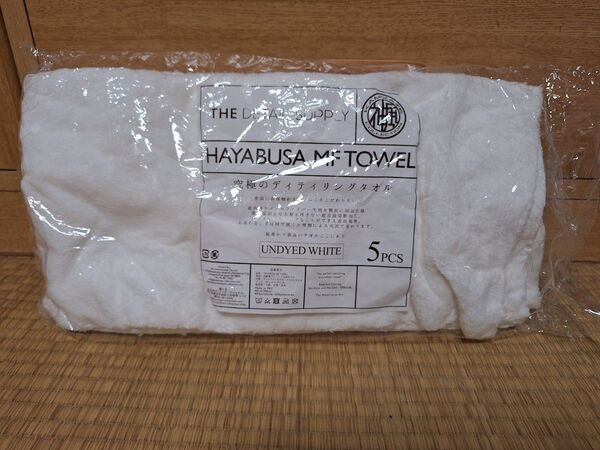 神風コレクション HAYABUSA MF TOWEL (UNDYED WHITE) 5枚入り