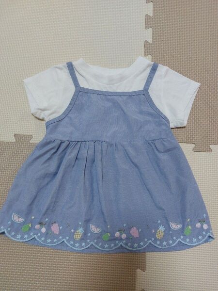 半袖 子供服 女の子 ベビー服 半袖Tシャツ トップス 90 夏