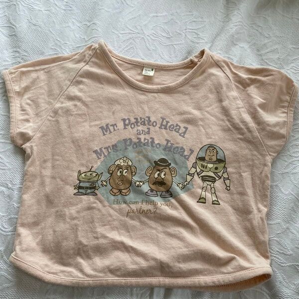 ディズニー トイ・ストーリー Tシャツ 80 ピンク