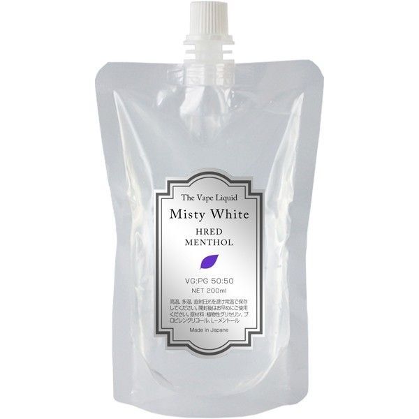 電子タバコ用リキッド 200ml ハードメンソール VAPE MistyWhite