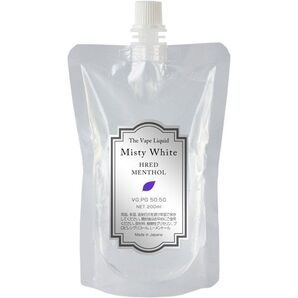 電子タバコ用リキッド 200ml ハードメンソール VAPE MistyWhite