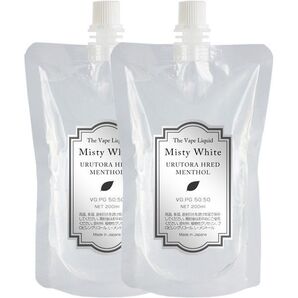 電子タバコ用リキッド 400ml ウルトラハードメンソール VAPE MistyWhite