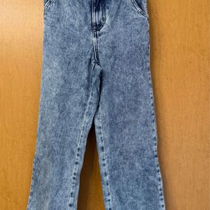 GU 子供服 カジュアルコーデ デニム キッズ Sサイズ 古着 デニム ジーンズ