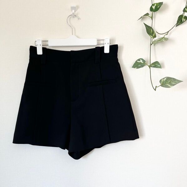 【美品】【ZARA】ザラ ハーフパンツ キュロットスカート ショートパンツ 黒