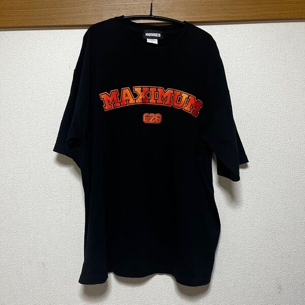 HOMIES 半袖Tシャツ メンズLサイズ 黒色 ブラック maximum マキシマム ホーミーズ