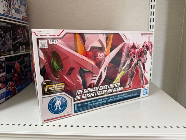 RG 1/144 ダブルオーライザー トランザムクリア ガンダムベース限定