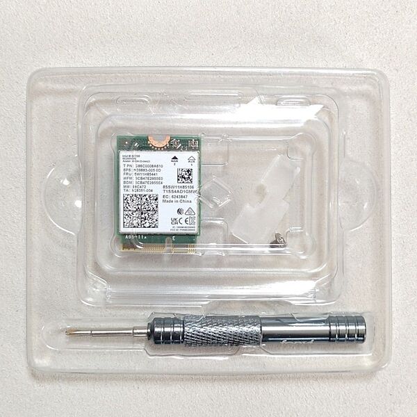 新品未使用☆Intel BE200 Wi-Fi 7 Bluetooth 5.4 M.2 2230 無線LANカード