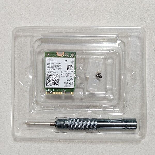 新品未使用☆Intel BE200 Wi-Fi 7 Bluetooth 5.4 M.2 2230 無線LANカード