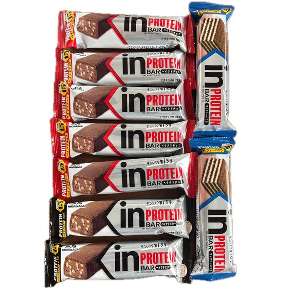 inバープロテイン 計9本 ベイクドチョコ ベイクドビター ウェファーバニラ