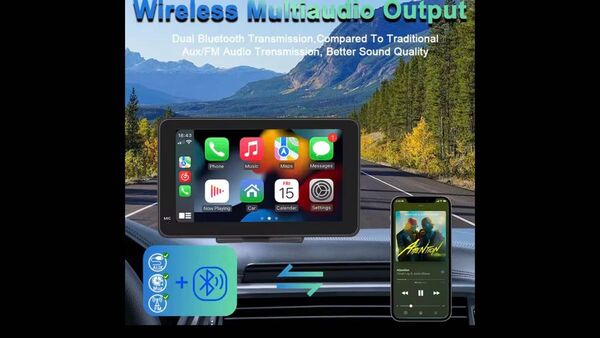 送料無料 起動確認OK ディスプレイオーディオ CarPlay&Android Autoに対応